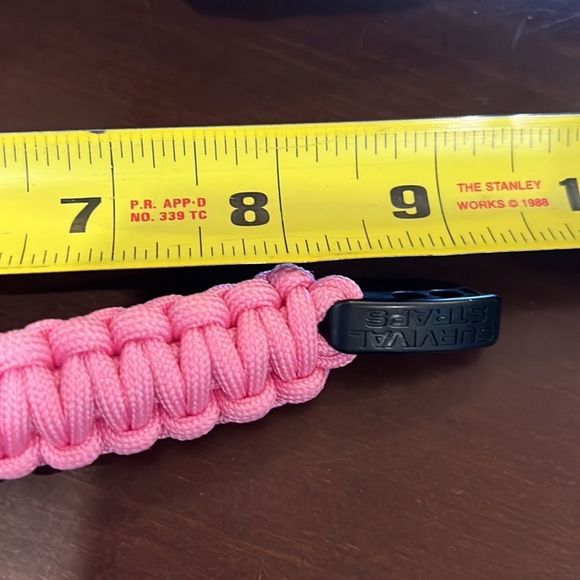 Pink Harley Davidson survival strap bracelet - Picture 7 of 9